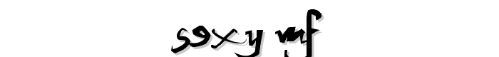 Sexy MF font
